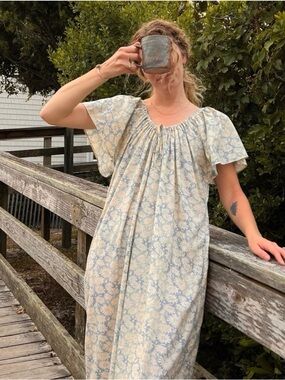 Christy Dawn Ambre Dress Sky Chamomile Size XS